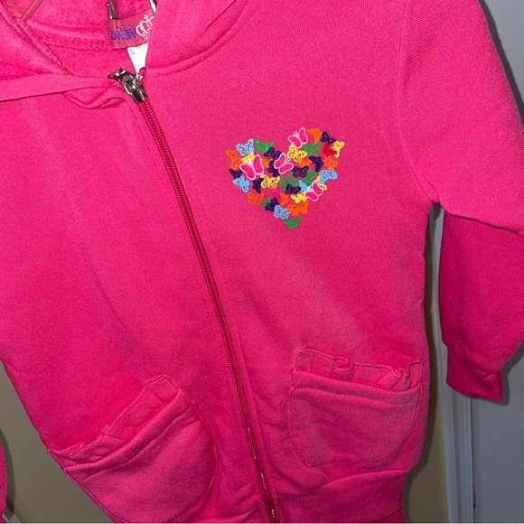 Girls ConeyIsle Pink Two Piece Sweat Set - Picture 7 of 8